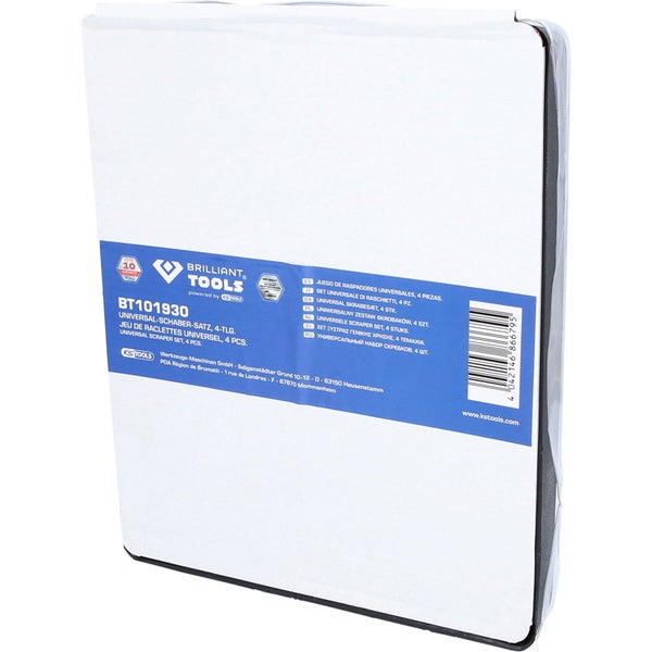 Vier Stechbeitel mit Kunststoffgriff