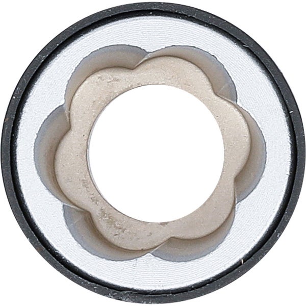 BGS Spiral-Profil-Steckschlüssel-Einsatz / Schraubenausdreher Antrieb Außensechskant 17 mm SW 17 mm - 7510-17