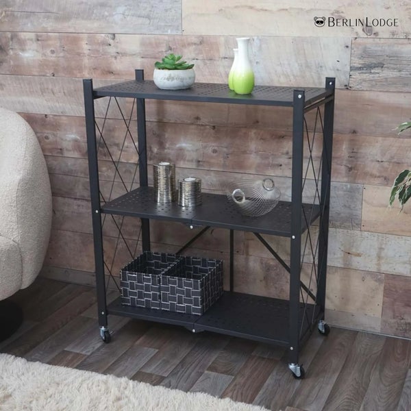 Vergleichstabelle Klappregal Klap von BerlinLodge: schneller Aufbau, hohe Stabilität, Sicherheitsverschluss, ISO zertifizierte Produktion