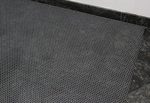 Ringgummimatte als Schmutzfangmatte mit Wabenstruktur für den Außenbereich
