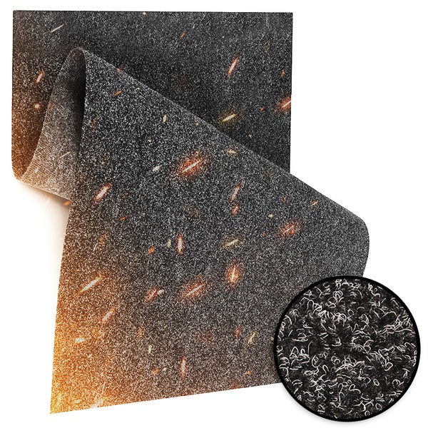 FLOORDIREKT Grillmatte Dalton BBQ Matte Grillschutzmatte Schwer Entflammbar 100 x 150 cm