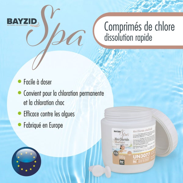 Bayzid Spa Mini-Chlortabletten zur schnellen Auflösung