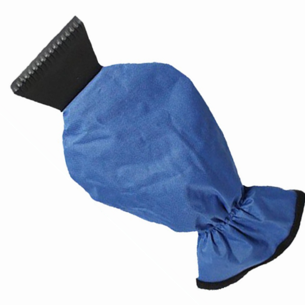 Eiskratzer mit Handschuh