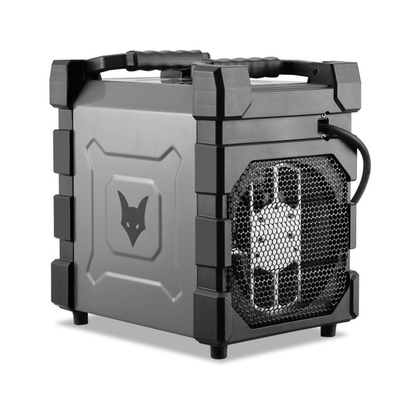 Elektrischer Bauheizer mit Tragegriff und Ventilator