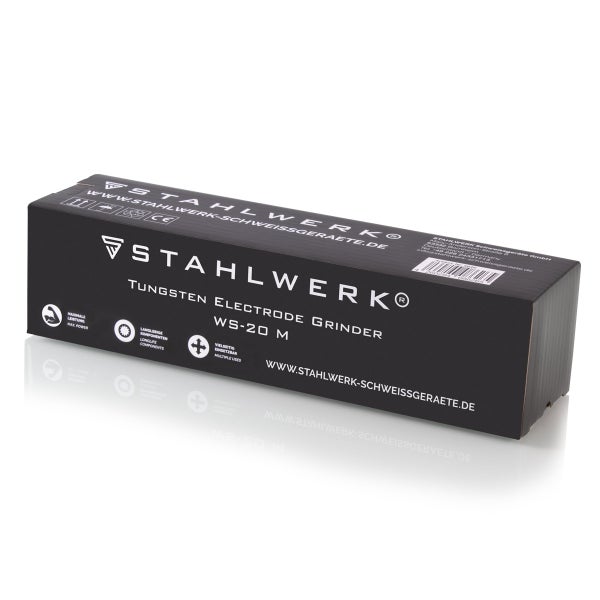 Verpackung einer STAHLWERK Wolframnadel Schleifmaschine WS-20 M