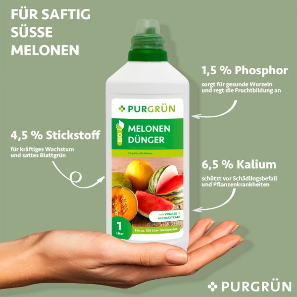 Purgrün Bio-Melonen-Dünger 1 Liter