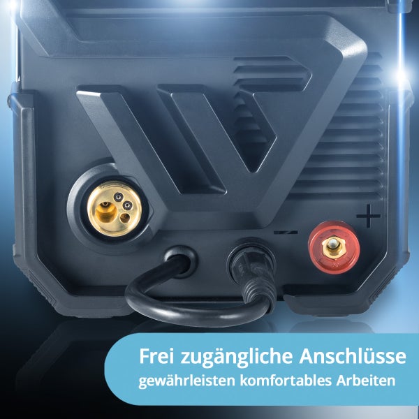 STAHLWERK Schweißgerät MIG MAG 200 ST IGBT Schutzgas mit 200 Ampere MMA E-Hand