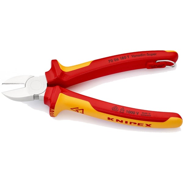 Knipex Seitenschneider mit Befestigungsöse - 7006180T