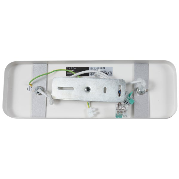 Rückseite einer Deckenleuchte mit elektrischen Anschlüssen