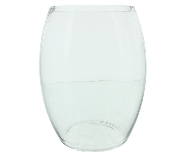 FRANK FLECHTWAREN | Dekovase Grande, GLAS, D: 19,5 x 25 cm