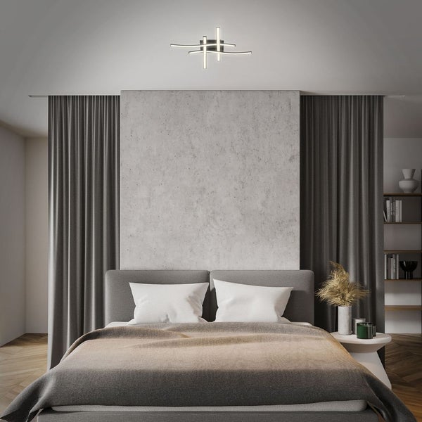 Briloner Leuchten GO - Wand-& Deckenleuchte - 3677045 - 16W ? 1400 lm - Warmweiß 3000K - 47,5 x 47,5 x 8,5 cm