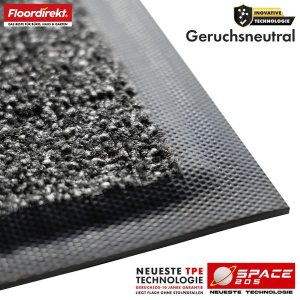 Fußmatte mit geruchsneutraler Technologie und Floor direkt Logo