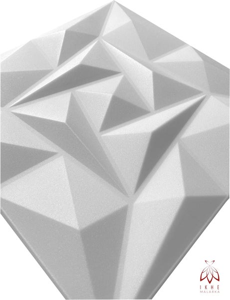 Polystyrol XPS Styropor 3D Paneelen Deckenpaneelen Dekoren 50x50cm 3mm stärke Quarz Weiß
