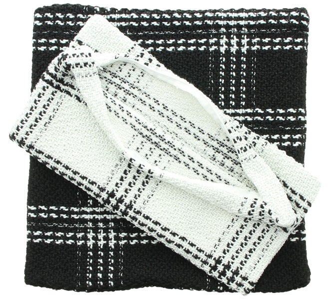 FRANK FLECHTWAREN | Kissenhülle Modern Strick, 2er Set, POLYESTER, 45 x 45 cm