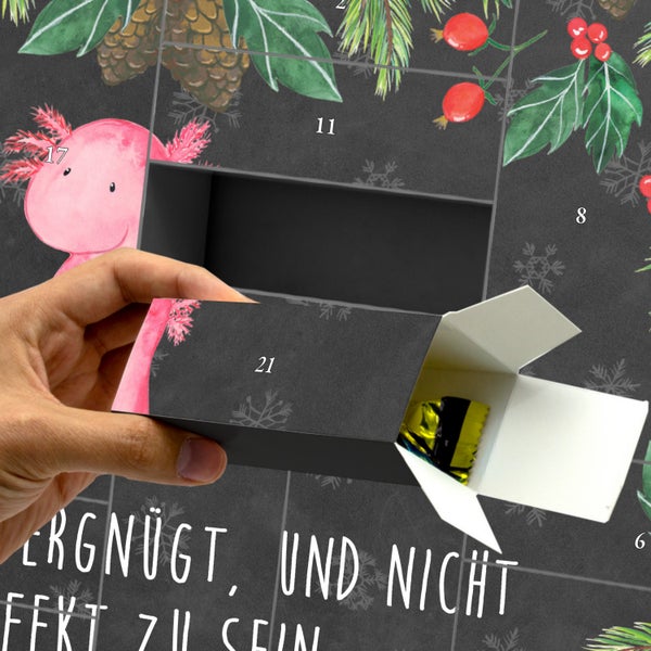 Mr. & Mrs. Panda Befüllbarer Adventskalender Axolotl null - Schwarz