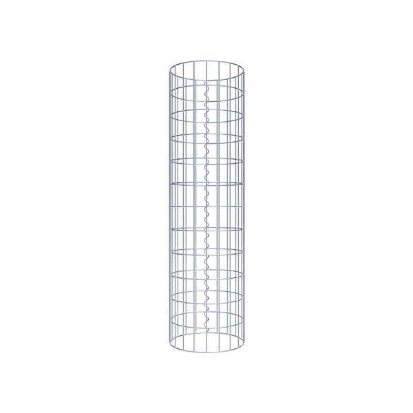 Gabionensäule Durchmesser 32 cm, MW 5 x 10 cm rund - Höhe: 1,20 m