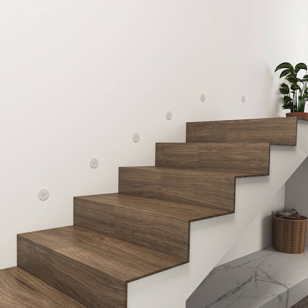 Arcchio LED Wandeinbaustrahler Vexi (Modern) in Weiß aus Aluminium (1 flammig, ) Wohnzimmerleuchte