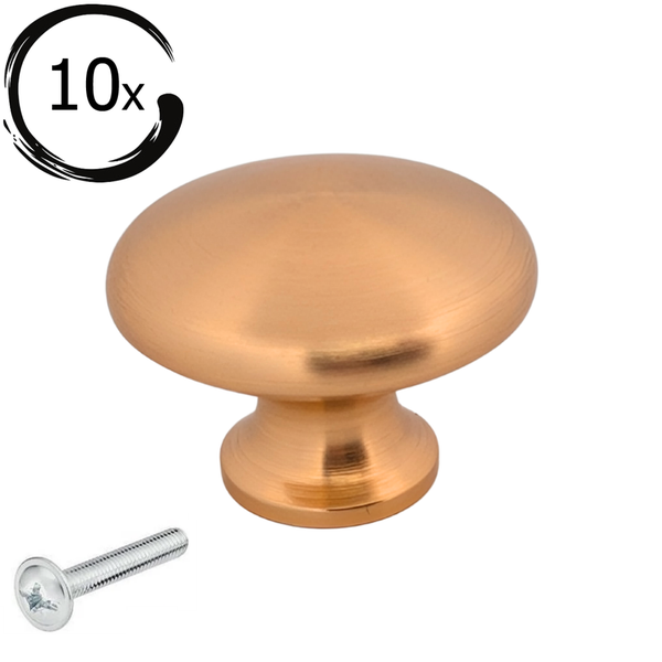 Möbelknopf aus Metall, 10er-Pack