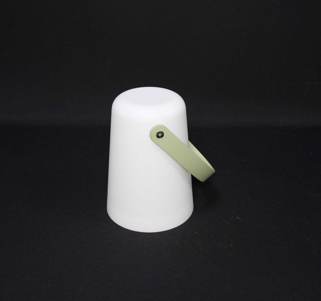 FRANK FLECHTWAREN | LED-Lampe Green Handle, KUNSTSTOFF, 10,5 x 10,5 x 14 cm