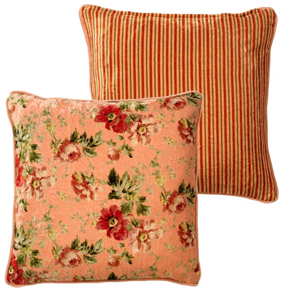 Meis Kissenbezug - Mit Blumenmuster 45x45 cm, Rosa