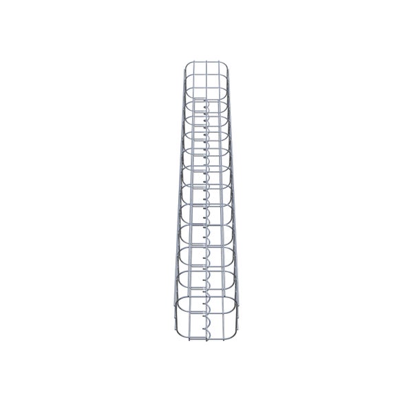 Gabionensäule 17 x 17 cm, MW 5 x 10 cm eckig - Höhe: 1,30 m