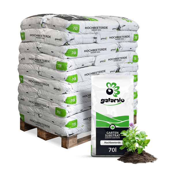 Galamio Hochbeeterde 70l x 30 Sack 2100l Palette