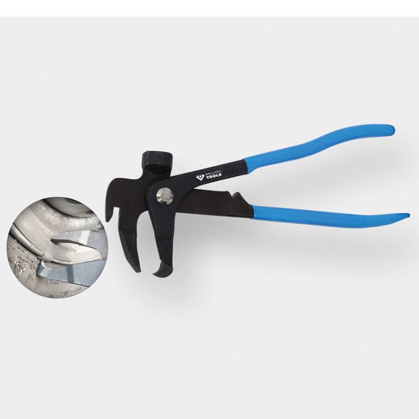 Reifeneisen mit Griff und Reifen im Ausschnitt