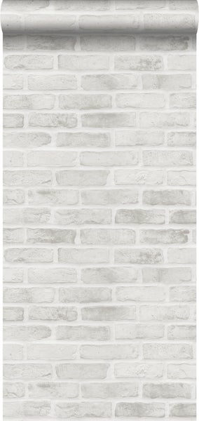 Walls4You Tapete Stein-Optik Hellgrau - 0,53 x 10,05 m - 935325