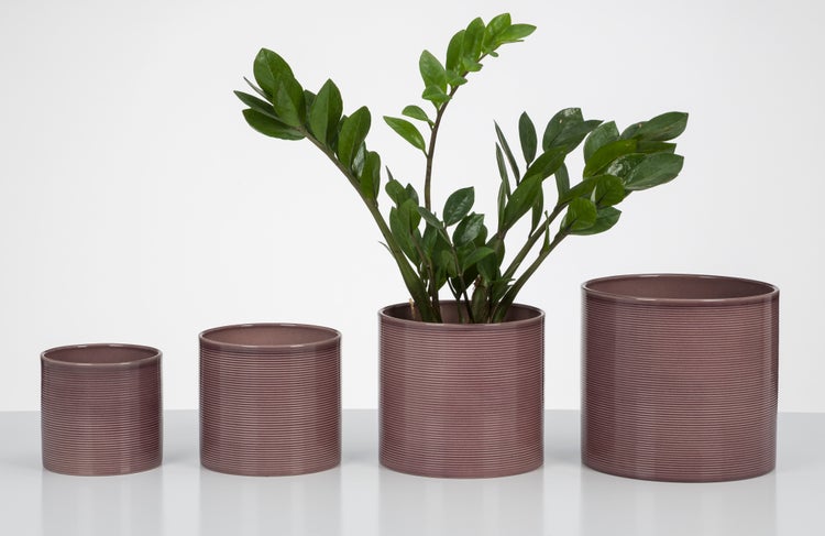 Scheurich Blumentopf aus Keramik,  Farbe: Aubergine, 19 cm Durchmesser, 17 cm hoch, 4 l Vol.