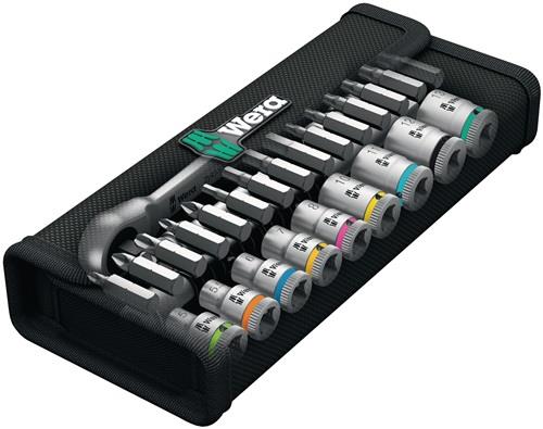 Wera Bit-Satz mit Ratsche und Nüssen im Etui
