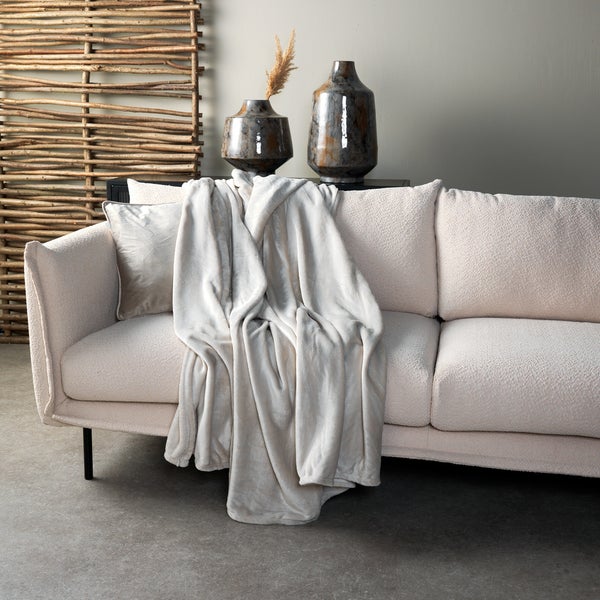 Wohndecke Charlie - Beige 200x220 cm