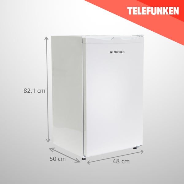 Telefunken Kühlschrank mit Gefrierfach (nur für Eiswürfel) 89 Liter Nutzinhalt Freistehend CF-33-101-W2 weiß