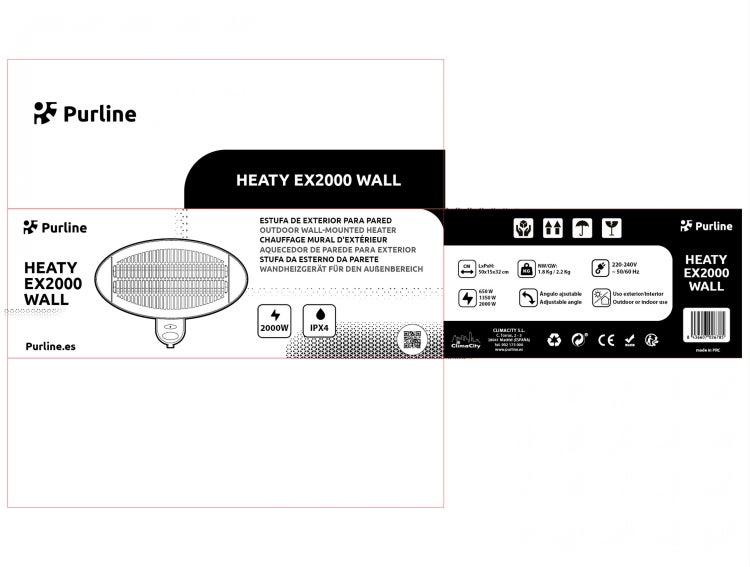 Wohnzimmer mit Wandheizung, Sessel, Kissen, Decke und Beistelltisch