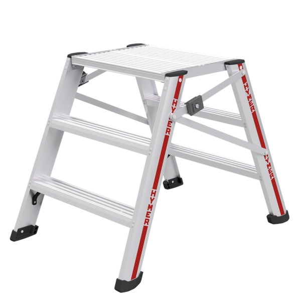 Aluminium Tritt mit drei Stufen von Hymer