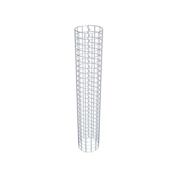 Gabionensäule Durchmesser 22 cm MW 5 x 5 cm rund - Höhe: 130 cm