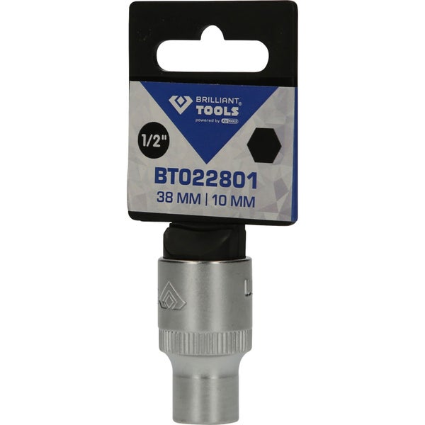 BRILLIANT TOOLS 1/2 Sechskant-Stecknuss 10 mm - BT022801