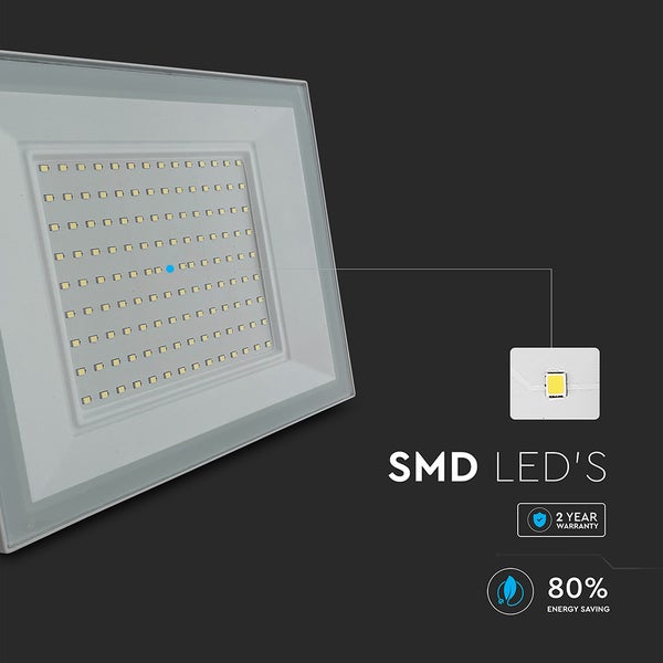 LED-Fluter mit SMD-LEDs, 2 Jahre Garantie, 80 Prozent Energieeinsparung