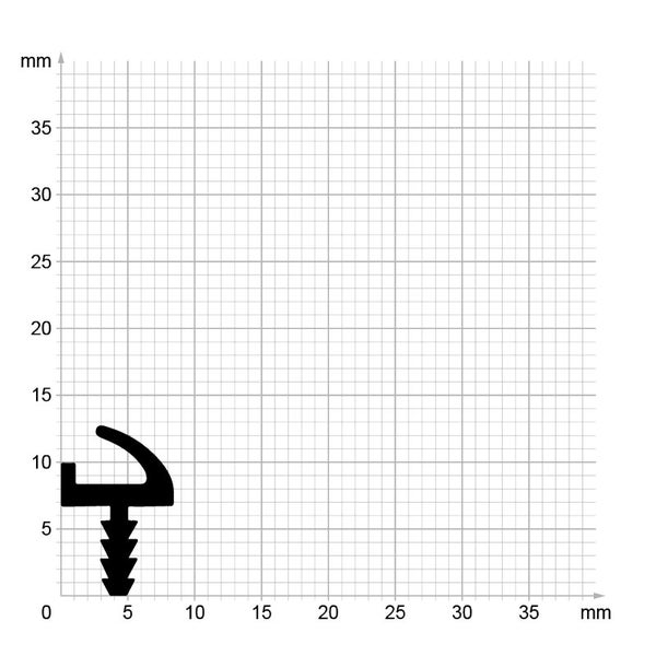DIWARO. | Zimmertürdichtung ZT049 | weiß | 5 Meter