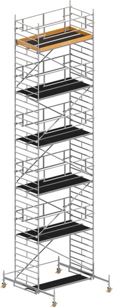 Layher Fahrgerüst mit mehreren Plattformen