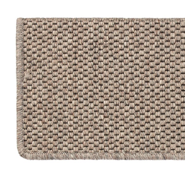 FLOORDIREKT Stufenmatte Kalkutta - Sisaloptik - Schlingenpol - Selbstklebend - Taupe - Rechteckig - 23,5 x 65 cm