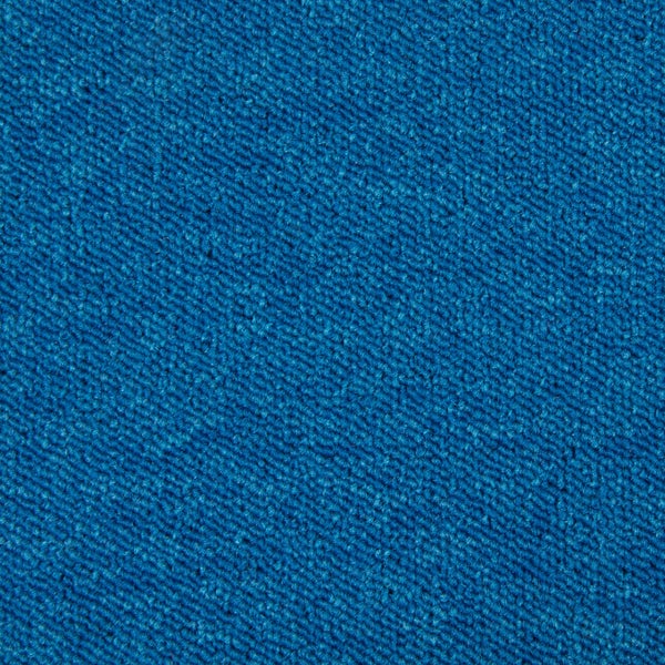 Selbstliegende Teppichfliesen robust 50 x 50 cm Gewerbe Teppichfliesen blau ideal für Büro Einfache Verlegung