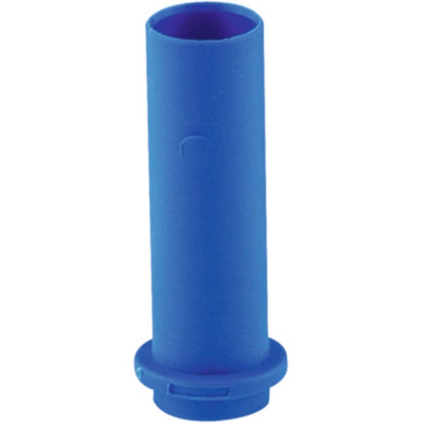 Blauer Rohrstutzen