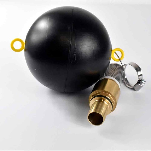 1/25mm Saug- + Druckschlauch mit schwimmender Entnahme + 1 AG Doppelnippel 15m