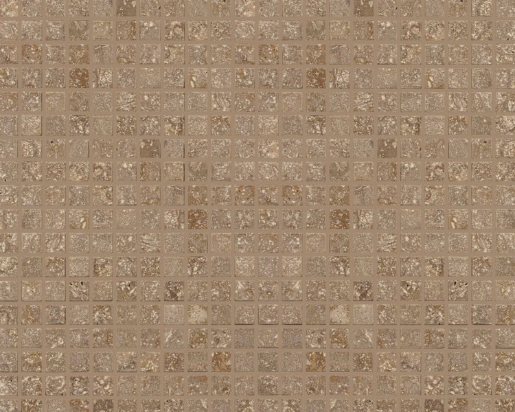 Wohnrausch Natursteinmosaik Travertin NOCE 2,3 x 2,3 cm, getrommelt, braun
