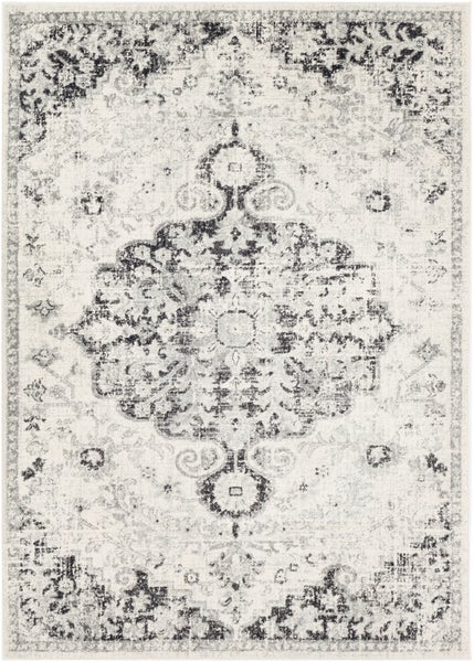 Vintage Orientalischer Teppich Grau/Schwarz 200x275 cm LOU