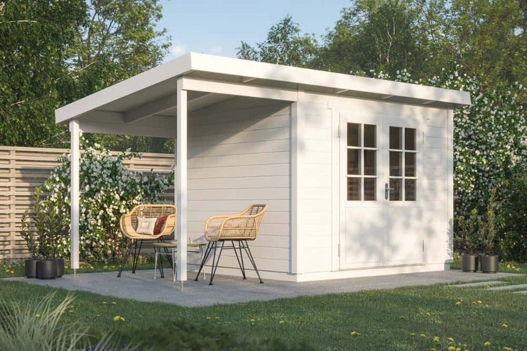 Polhus Gartenschuppen Thea Gartenhaus aus Holz, Holzhaus HORNBACH