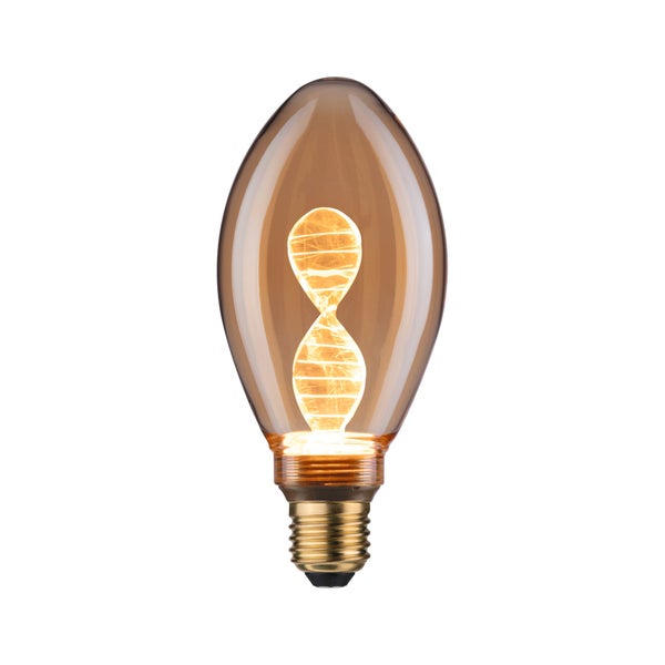 Inner Glow Edition LED Birne Helix E27 230V 180lm 3,5W 1800K Gold