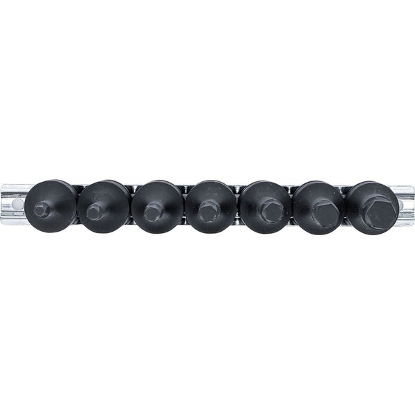 BGS Schraubenausdreher-Satz Antrieb Innenvierkant 12,5 mm (1/2) für defekten Innensechskant 4 - 12 mm 7tlg. - 7004
