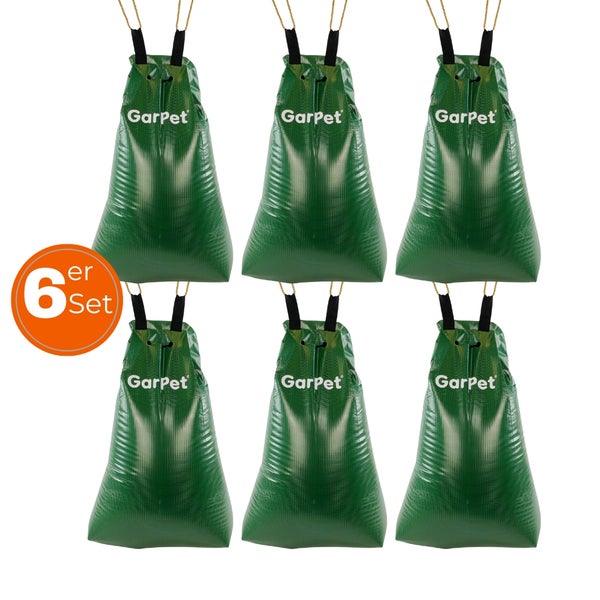 Sechs grüne Garpet Sandsäcke im Set