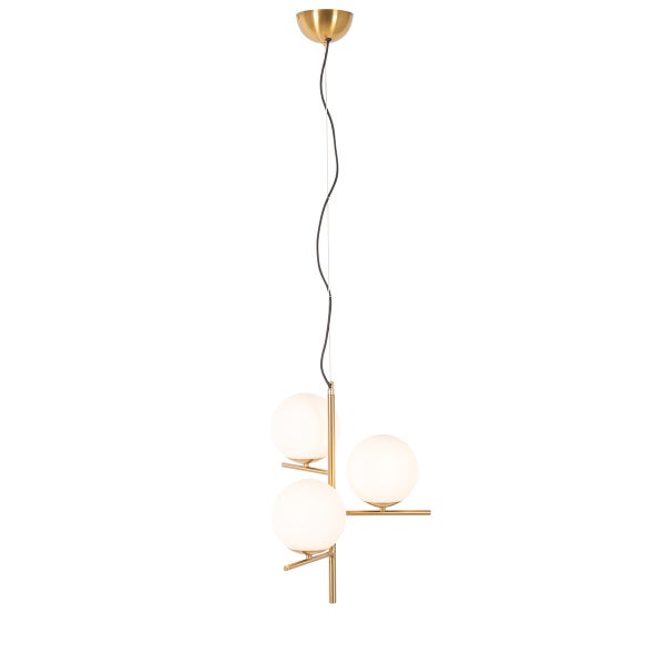 Pendelleuchte mit drei Lichtkugeln